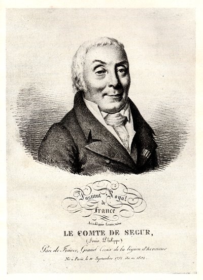 Ritratto di Philippe Henri, marchese di Ségur 1724-1801, inizio XIX secolo da Unbekannt