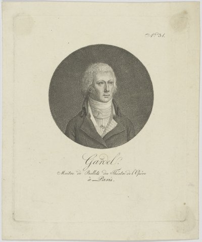 Ritratto di Pierre-Gabriel Gardel da Unbekannt