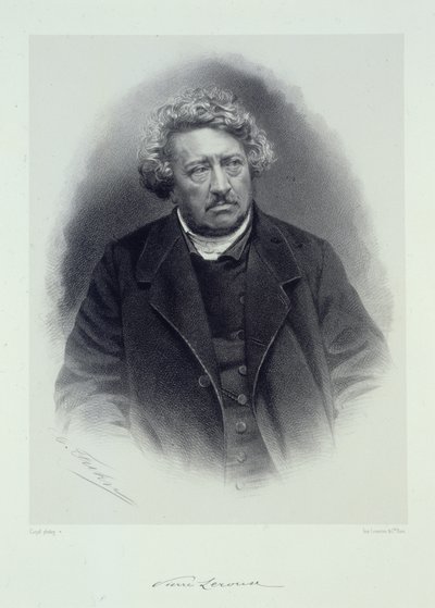 Ritratto di Pierre Leroux 1797-1871 da Unbekannt