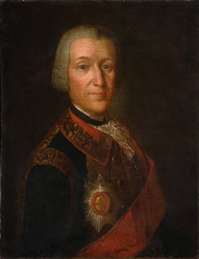 Ritratto del principe Fëdor Ivanovič Golitsyn 1700-1759, 1750s da Unbekannt