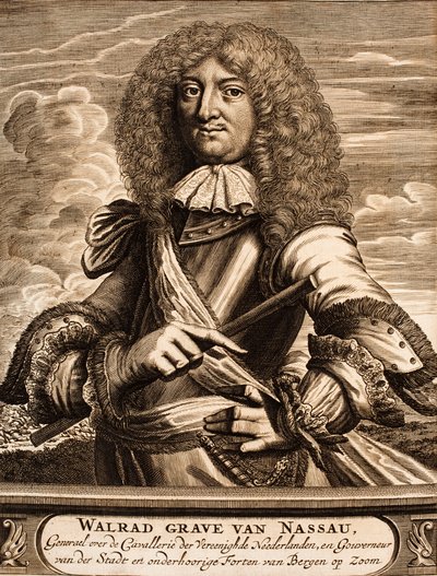 Ritratto del principe Walrad di Nassau-Usingen da Unbekannt