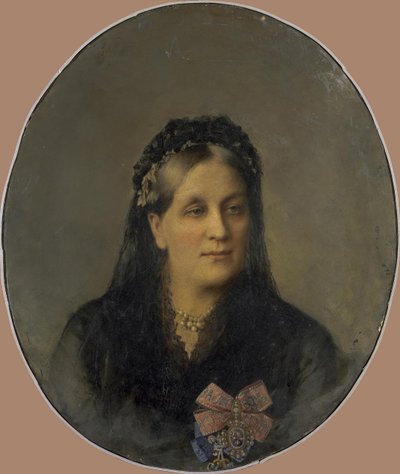 Ritratto della Principessa Maria Alexandrovna Dolgorukaya, nata Apraxina 1816-1892 da Unbekannt