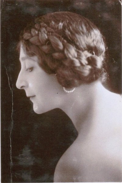 Ritratto della principessa Olga Alexandrovna Yurievskaya 1873-1925, 1910s da Unbekannt