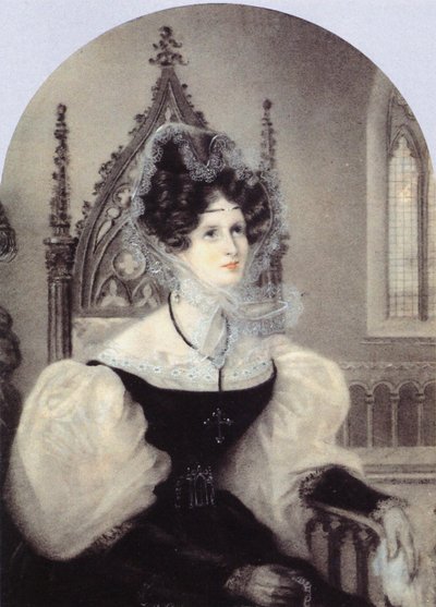 Ritratto della Principessa Zinaida Alexandrovna Volkonskaya da Unbekannt