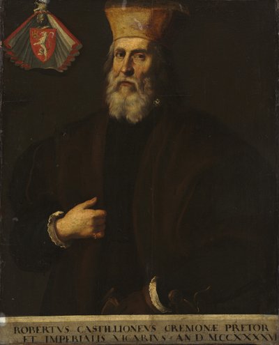 Ritratto di Roberto Castiglione, primi anni 1600 da Unbekannt