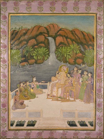 Ritratto di Sardar Singh figlio di Savant Singh, 1730-68, c. 1760 da Unbekannt