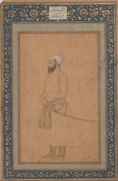 Ritratto di Sayyid Amir Khan, seconda metà del XVII secolo da Unbekannt