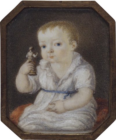 Ritratto di Sergey Ivanovich Volkov da bambino, ca 1808 da Unbekannt