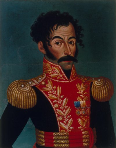 Ritratto di Simón Bolívar, 1823 da Unbekannt