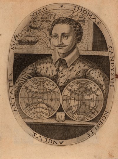 Ritratto di Sir Thomas Cavendish 1560-1592, 1596 da Unbekannt
