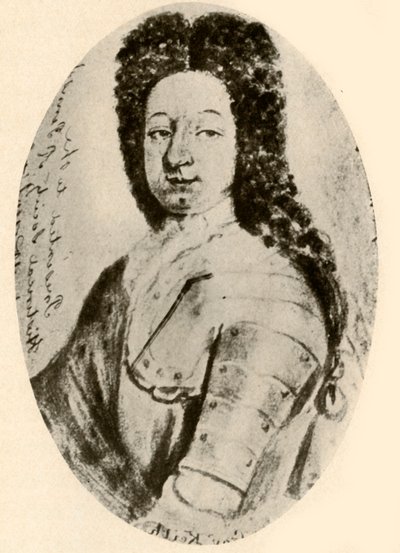 Ritratto di Sir William Keith, in armatura e parrucca da campagna, 1717, 1937 da Unbekannt