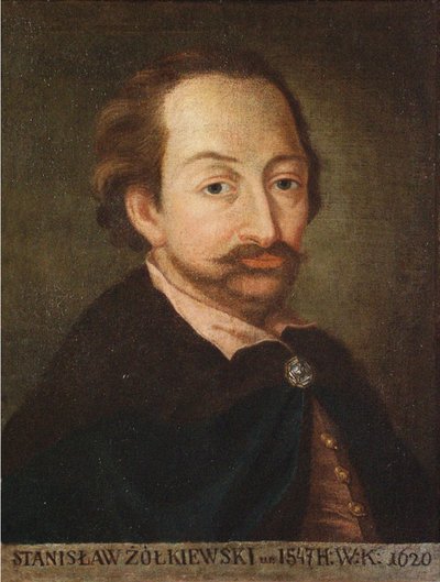 Ritratto di Stanislaw Zolkiewski 1547-1620, 1618 da Unbekannt