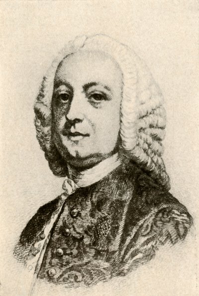 Ritratto di Thomas Penn, Governatore Coloniale, c1760, 1937 da Unbekannt