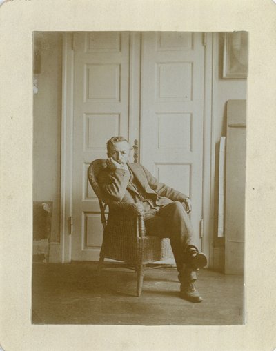 Ritratto di Vilhelm Hammershøi 1864-1916 da Unbekannt