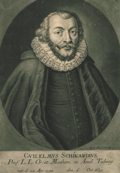 Ritratto di Wilhelm Schickard 1592-1635 da Unbekannt