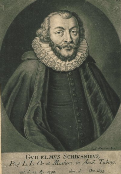 Ritratto di Wilhelm Schickard 1592-1635 da Unbekannt