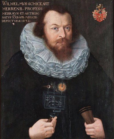Ritratto di Wilhelm Schickard, 1592-1635, 1632 da Unbekannt
