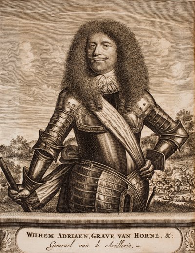 Ritratto di Willem Adriaan II van Horne 1633-1694 Da: Schauplatz des Krieges, 1675 da Unbekannt