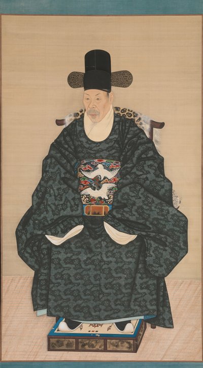 Ritratto di Yun Dongseom 1710-1795, ca. 1790-1805 da Unbekannt