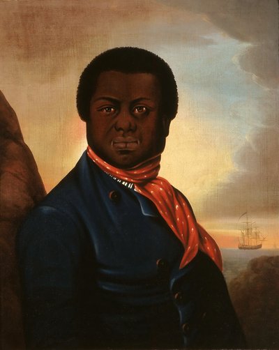 Ritratto di un marinaio nero Paul Cuffe da Unbekannt