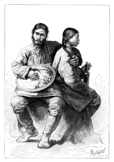 Ritratto di una coppia di Nanai d