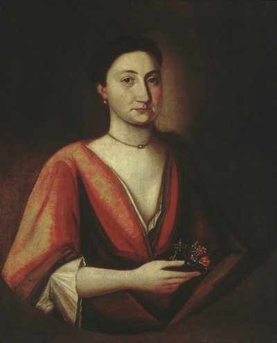 Ritratto di una signora Possibilmente Hannah Stillman, 1720-30 da Unbekannt