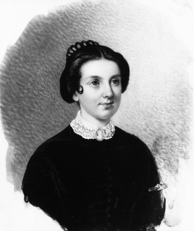 Ritratto di una signora, ca. 1850 da Unbekannt