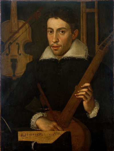 Ritratto di un musicista da Unbekannt