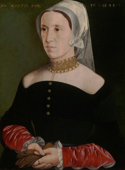 Ritratto di una donna, 1544 da Unbekannt