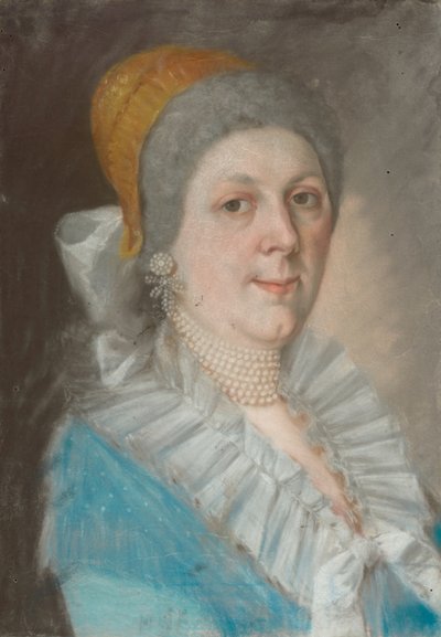 Ritratto di una donna con collana di perle da Unbekannt