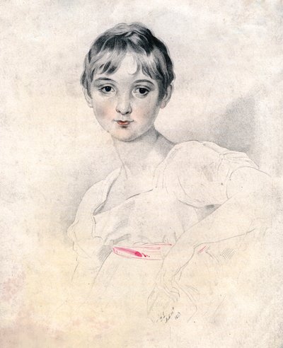 Ritratto di una ragazza, 1813 da Unbekannt