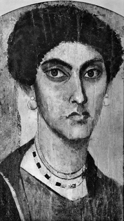 Ritratto di una signora, Al-Fayyum, Egitto, II secolo da Unbekannt