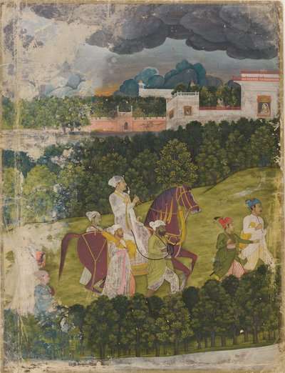 Ritratto di un nawab da Unbekannt