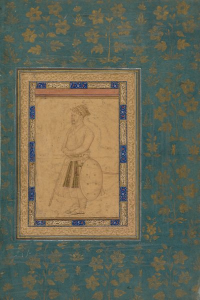 Ritratto di un nobile non identificato della corte di Shah Jahan, c. 1640-1650 da Unbekannt