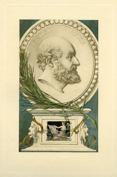 Ritratto di Émile Augier 1820-1889 da Unbekannt