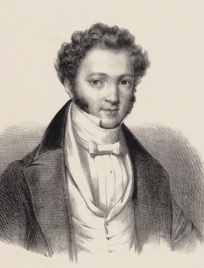 Ritratto del pianista e compositore Ignaz Moscheles da Unbekannt