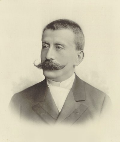 Ritratto del pianista e compositore Moritz Moszkowski 1854-1925 da Unbekannt