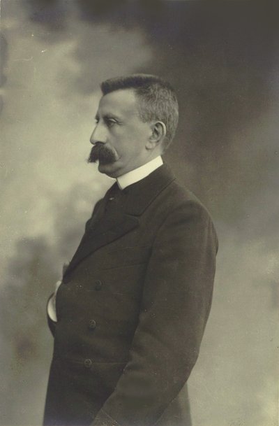 Ritratto del pianista e compositore Moritz Moszkowski 1854-1925, c. 1900 da Unbekannt