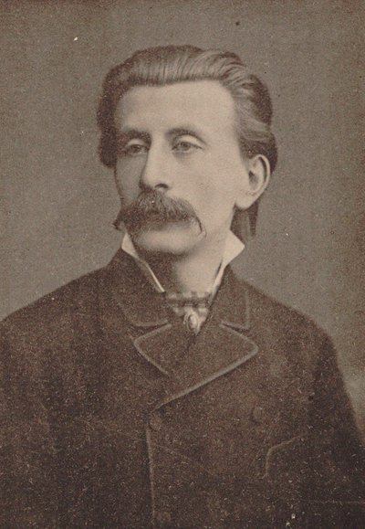 Ritratto del pianista e compositore Moritz Moszkowski, ca. 1886-1890 da Unbekannt