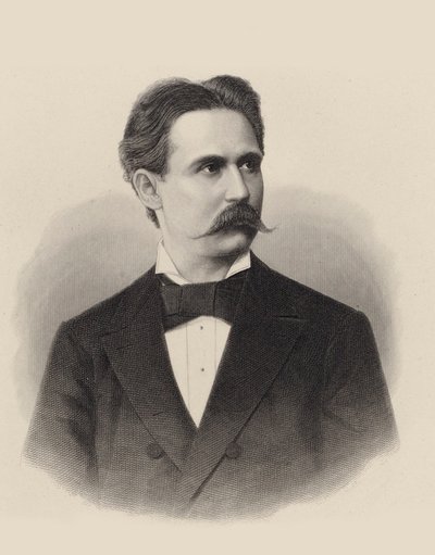 Ritratto del pianista e compositore Xaver Scharwenka 1850-1924, c. 1880 da Unbekannt