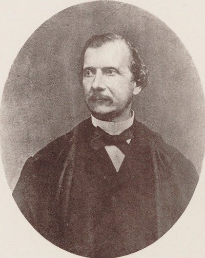 Ritratto del compositore Auguste Mermet 1810-1889 da Unbekannt