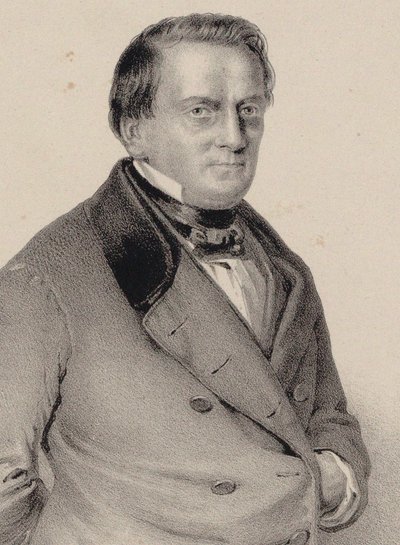 Ritratto del compositore Franz Lachner da Unbekannt
