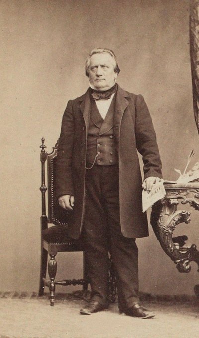 Ritratto del compositore Franz Lachner 1803-1890, c. 1850 da Unbekannt