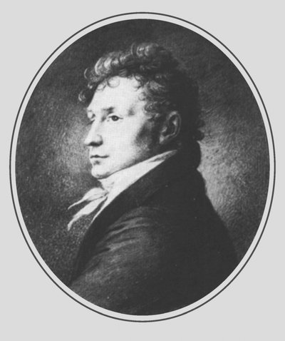 Ritratto del compositore Friedrich Kuhlau 1786-1832, inizio XIX secolo da Unbekannt