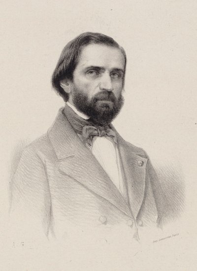 Ritratto del Compositore Giuseppe Verdi 1813-1901, c. 1850 da Unbekannt