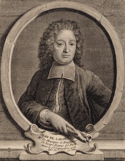 Ritratto del Compositore Jean-François Lallouette 1651-1728 da Unbekannt