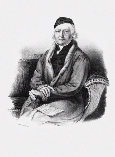Ritratto del compositore Johann Christian Heinrich Rinck da Unbekannt