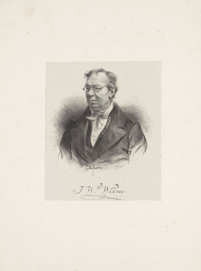 Ritratto del compositore Johann Wilhelm Wilms 1772-1847, 1835 da Unbekannt