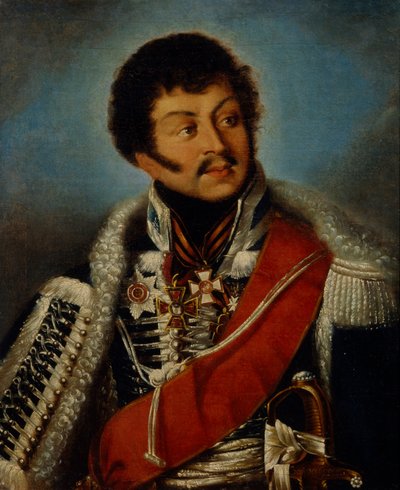Ritratto del Generale Dmitry Dmitrievich Shepelev 1771-1841 da Unbekannt
