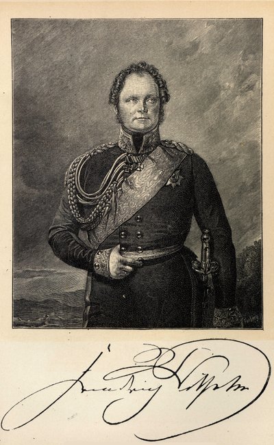 Ritratto del re Federico Guglielmo IV di Prussia 1795-1861 da Unbekannt